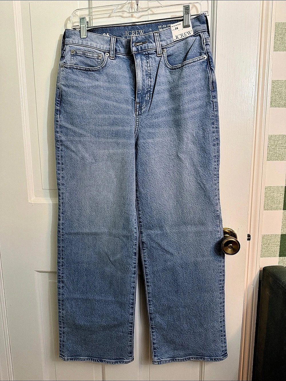 J.Crew ‘96 Slim Wide Jeans Waist 26 NWT